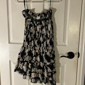 SIR the label One-Shoulder Floral Dress